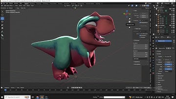 Stylized Character Sculpting and texture painting in Blender | தமிழில்