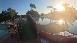 Sahara beach hotel tunisia pool walk showing the disability access 
