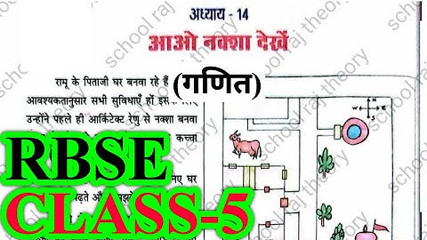 आओ नक्शा देखें | Class 5 Maths (Ganit) Chapter 14 | RBSE | Question Answers | Aao Naksha Dekhe #rbse