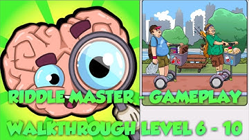 Riddle Master 🎮 GAMEPLAY Walkthrough Level 6 - 10 (Android/iOS)