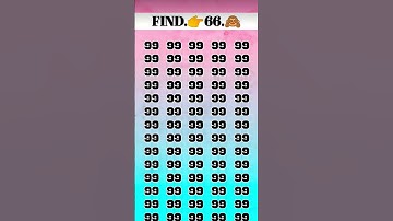 Find 👉 66 🤔 odd number puzzle 🧩|| math reasoning puzzle 🧩|| iq test 🧠 #mathematicspuzzles #mathspuz.