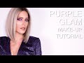 Glam Purple Make Up by Florian Ferino | SYLVIE MEIS