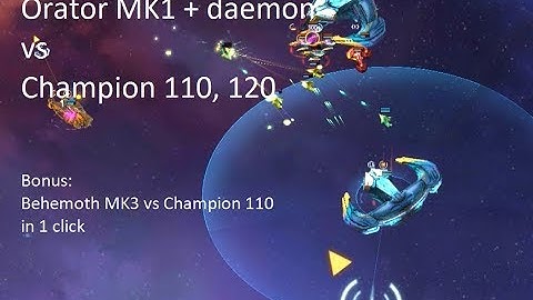 VEGA Conflict PVE Oratro MK1 + Daemond VS Champion 110, 120!