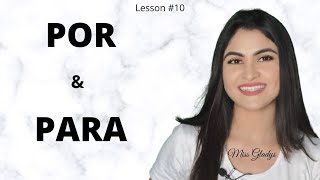 Difference between POR and PARA in SPANISH