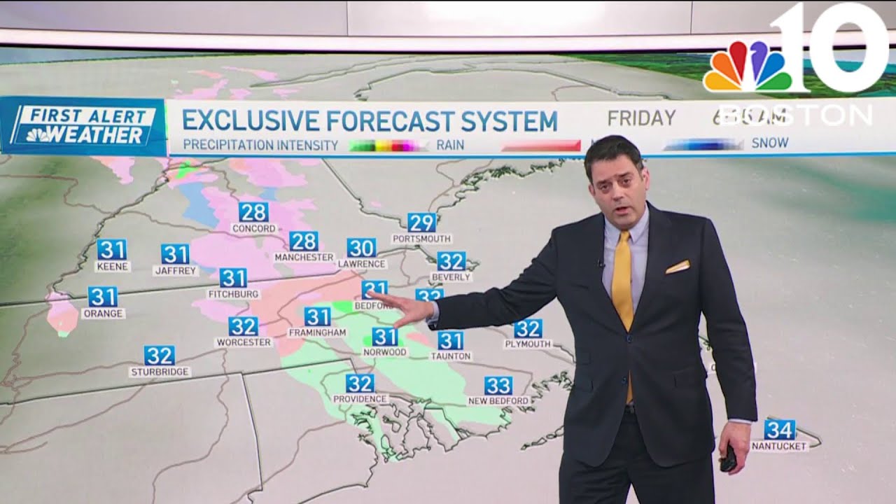 Sunny in Boston Thursday, with high temps in the 40s - YouTube