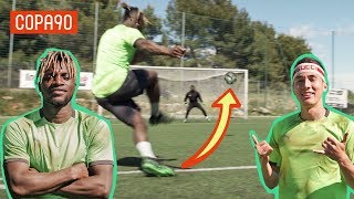 One v One Skill Challenge with Allan Saint-Maximin! | Timbsy Vs The World