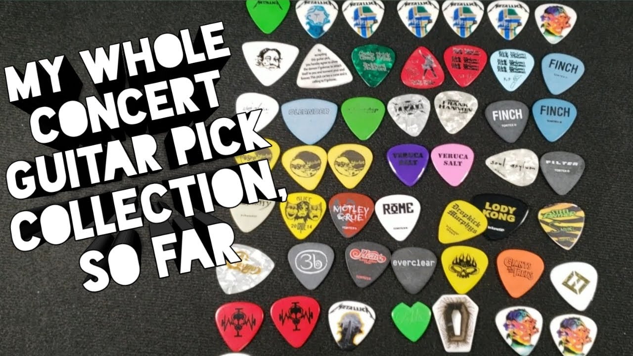 My Whole Concert Guitar Pick Collection, So Far YouTube