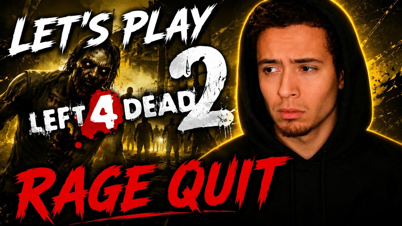 Lets Play: Rage Quit! Left 4 Dead 2! Cheeks?