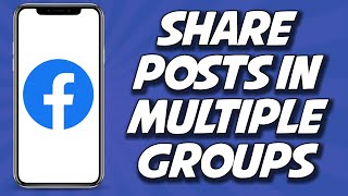 How To Share Posts In Multiple Facebook Groups 2023 (QUICKLY)