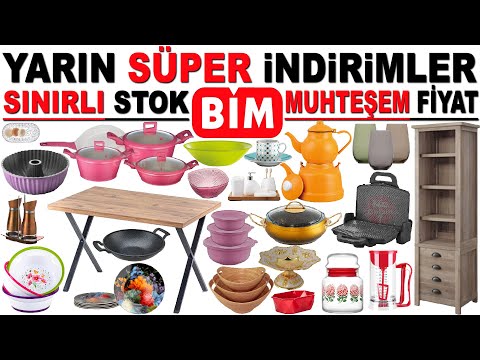 BİM | Bim Bu Hafta Salı Neler Var! | Gold Dekorlu Cam Ürünler! | Sınırlı Stoklar #Bim