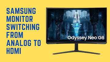 How To Fix Samsung Monitor Switching From HDMI To Analog | Samsung Monitor Analog HDMI