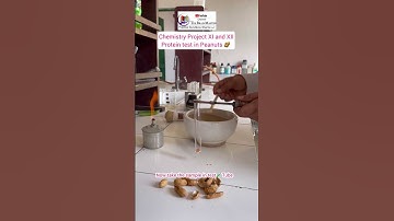 Protein test in 🥜 Peanuts with practical guru Monu Sharma