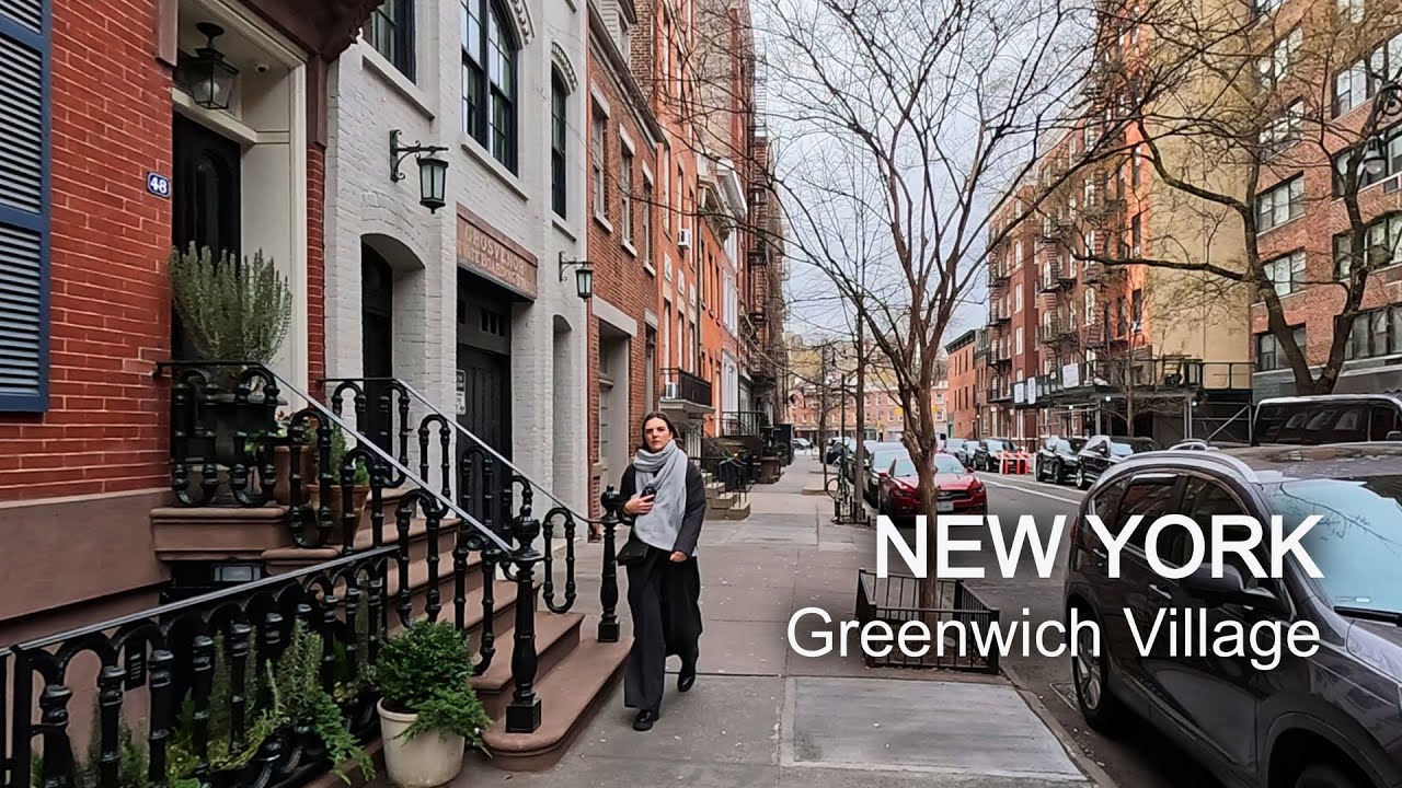  New York Walking Tour | Greenwich Village & Washington Square Park | 4K 60fps HDR