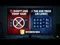 Don’t Use a Temp Variable! Swap via XOR (JS Logic) | JavaScript Interview Q: Swap Using XOR Operator