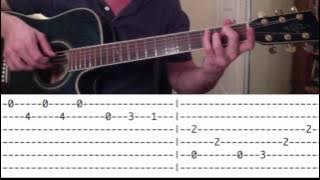 Fur Elise Fingerpicking Guitar Lesson -- Slow then Fast