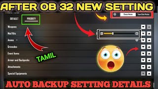 FREE FIRE NEW OB32 OFFER UPDATES AUTO PICKUP NEW SETTINGS PRIORITY SETTINGS FULL DETAILS TAMIL