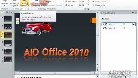 Using PowerPoint 2010 - Change Animation Effects