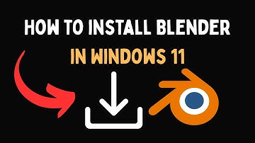 How to install Blender in Windows 11
