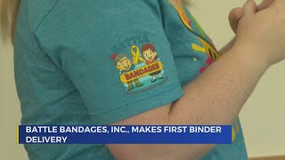Battle Bandages makes first delivery, hopes to encourage childhood cancer patients