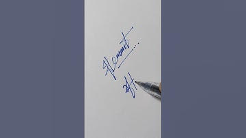 Hemant stylish name design #signature #calligraphy #shorts