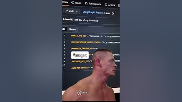 When your intern goes out with a bang… and a  env #ai #intern #meme #coding #memehub #funny #jokes