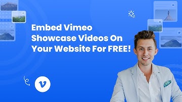 How to embed Vimeo showcase videos on Website?