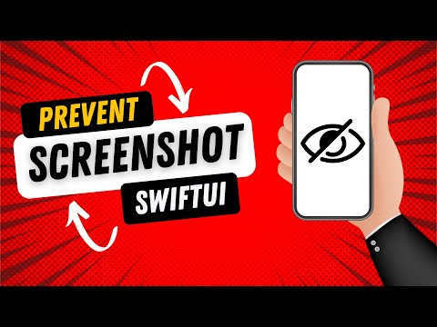 Prevent Screenshot - SwiftUI - Xcode 15