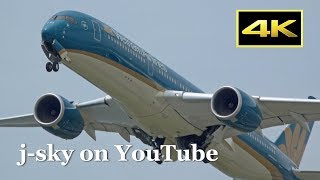 [4K] 関西空港 KIX Plane Spotting Airbus A350 A330 A320 Boeing 777 737 at Osaka Kansai Airport / ANA ピーチ