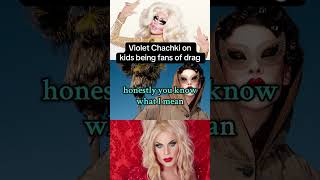 Violet Chachki talks to Trixie Mattel and Katya about kids being fans of drag
