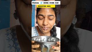 🧊 facial icing || facial icing benefits 😱#shorts #viral #youtube #ice #facial #skincare #ytshorts