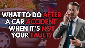 What to do after a car accident that