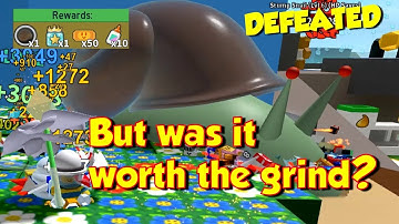 Getting the Stump Snail Amulet - But Was it Worth the Grind? | BEE SWARM SIMULATOR