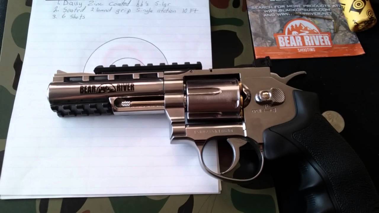 Bear river 4 inch co2 revolver review. YouTube