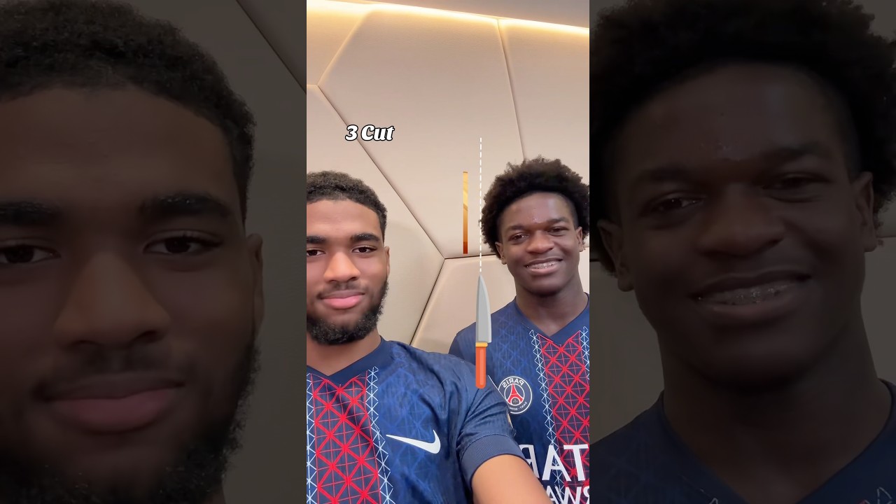 « Coupe bien au milieu » 😂 #PSG #Mbaye