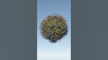 Blender flower planet