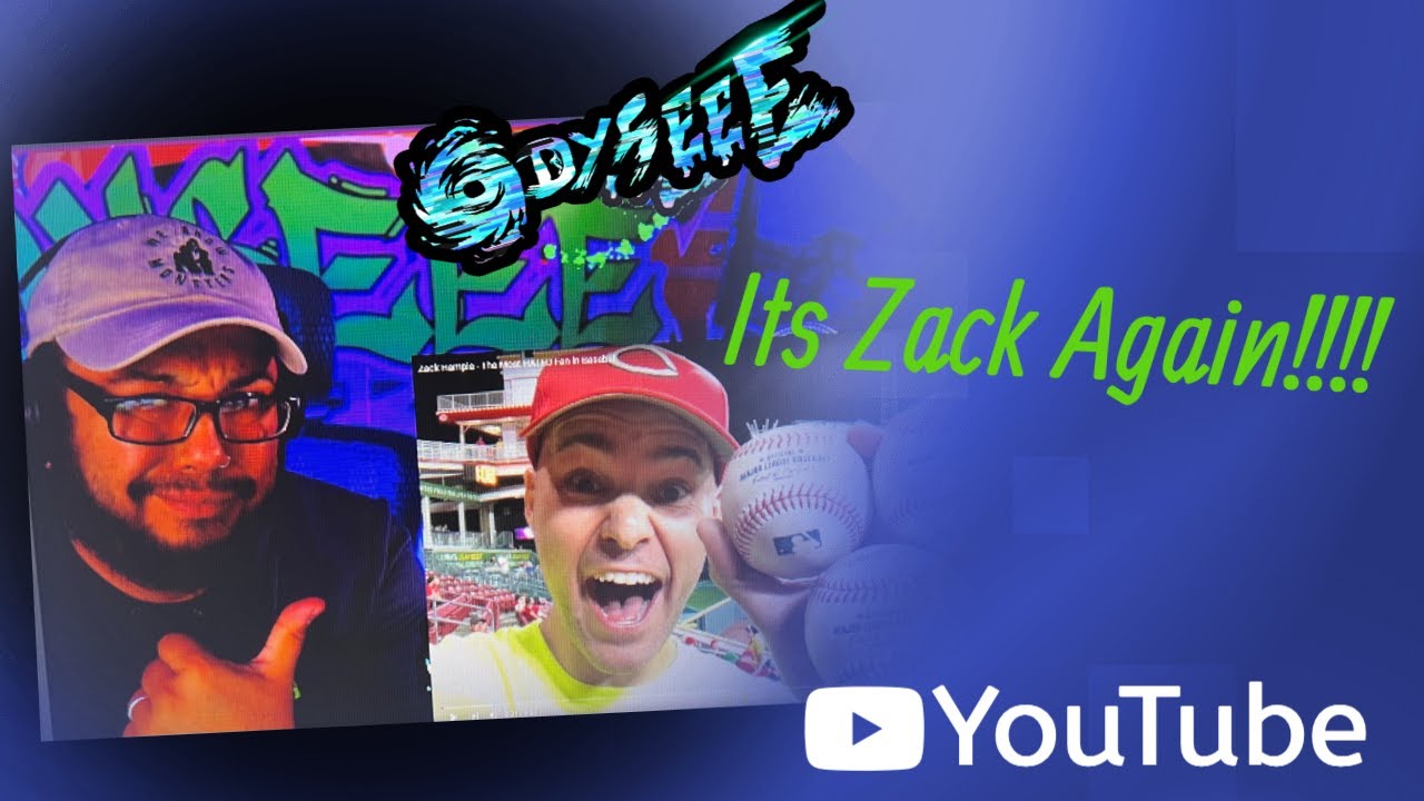 We are back with another Zack Hample React!!! YouTube