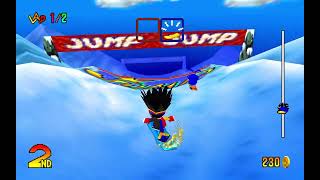 Snowboard Kids 2 Recompiled: TRAINING test run