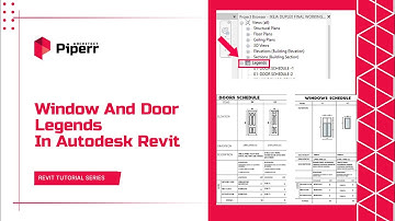 CREATING DOOR AND WINDOW LEGENDS IN AUTODESK REVIT