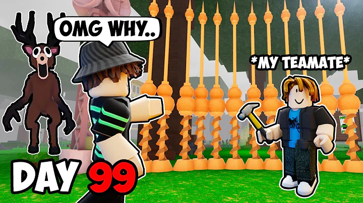 So I Tried Helping a NOOB ONLY Team Reach 99 Nights In The Forest.(it went very wrong..)