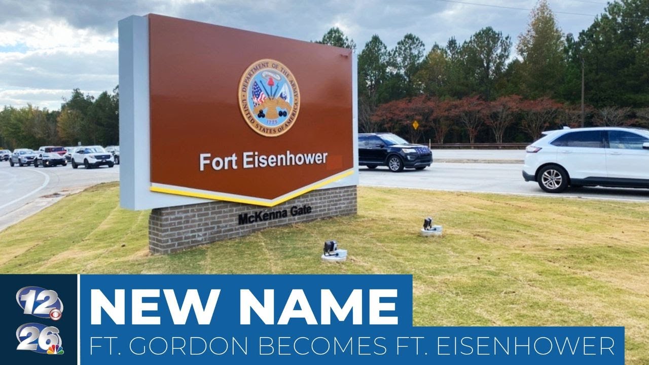 Fort Gordon Becomes Fort Eisenhower In Renaming Ceremony YouTube Fort Gordon Becomes Fort Eisenhower In Renaming Ceremony YouTube