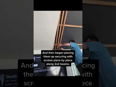 Video: It is quite possible to make a slatted ceiling with your own hands