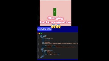 charging battery🔋animation😍|Css magic✨ #shorts #webdevelopment