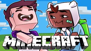 TRY NOT TO LAUGH!!  Minecraft Dad Jokes w/ BasicallyIDoWrk