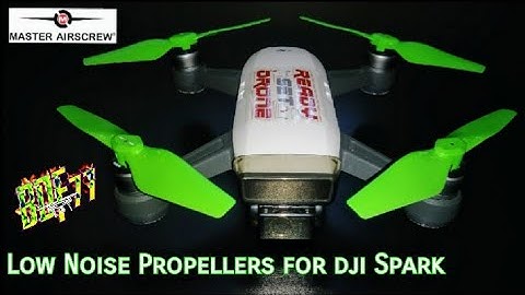 DJI Spark Low Noise Stealth Propellers From Master AirScrew