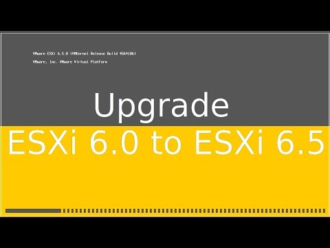 How to upgrade ESXi 6.0 to ESXi 6.5