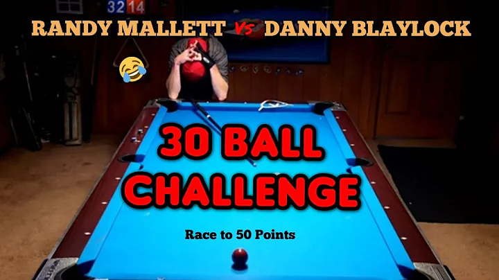 Randy Mallett vs Danny Blaylock - 30-Ball Challeng...