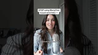 ManyChat Too Spammy? STOP Using It to Just Send Links! #manychat #socialmediastrategy