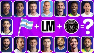 Can You Guess The Player By Their Song , Nationality And Club 👕🔊  Football Quiz 2024 screenshot 5