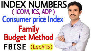 how to calculate family budget method statistics part 2 | consumer price index | Fbise urdu hindi |