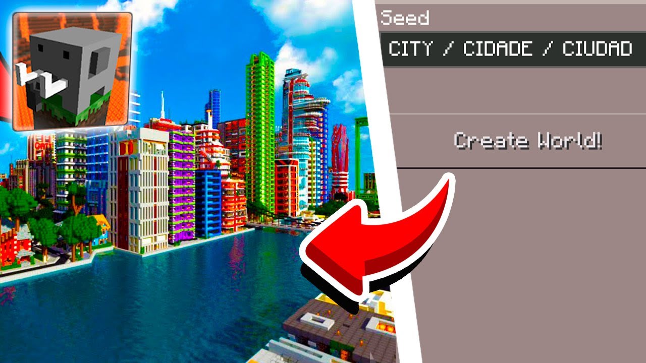 THE BEST CITY SEED in CRAFTSMAN! (Building Craft) - YouTube